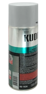 Эмаль аэрозольная универсальная KUDO (серебро металлик) 520 мл, KU-1026
