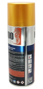 Эмаль аэрозольная универсальная KUDO (золото металлик зеркальный) 520 мл, KU-1034