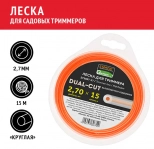Леска для триммера 2.7 мм х 15 м кругл. сеч. STARTUL GARDEN. ST6067-27. Китай.