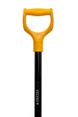 Лопата для уборки снега Профи 555х410 мм (желтая)