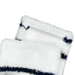 Моп для швабры 40x10 см микрофибра белый+черный