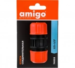Муфта соединительная для шлангов 1/2" Amigo. 74005. РФ.