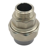 Муфта комб. с разб. соединением наружная резьба 20х1/2" FIRAT ПП