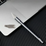 Нож-скальпель Deli YS (EDL359201A) + лезвия 10 шт