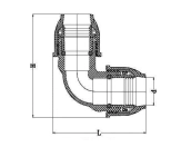 Отвод Unio PRO AQUA 20 мм. 81020020000X000. РФ.
