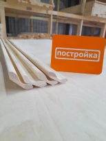Плинтус напольный без фаски 35х12х3000 мм. Сорт А. РФ.