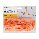 Подкова для плитки 2 мм 3D Krestiki 50 шт