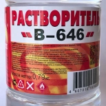 Растворитель В-646 Вершина 1 л. РФ.