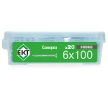 Саморез дистанционный ЕКТ 6*100. 20 шт. Китай.