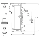Автоматический выключатель SCHRACK AM 6kA 1P 10А тип С