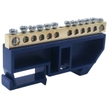 Шина N "ноль" на DIN-изол. 12 мест. ШНИ-6х9-12-Д-С IEK