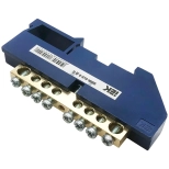 Шина N "ноль" на DIN-изол. 8 мест. ШНИ-6х9-8-Д-С IEK