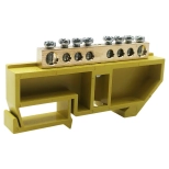 Шина PE "земля" на DIN-изол. 8 мест. ШНИ-6х9-8-Д-Ж IEK