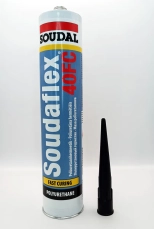 Клей-герметик полиуретановый Soudal Soudaflex 40FC черный. 300мл. Бельгия.
