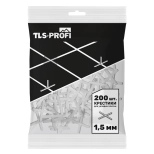 Крестики для плитки 1,5 мм 200 шт TLS-Profi TLSZAX152025