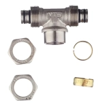 Тройник обжимной Valtec 20х1/2" ВР