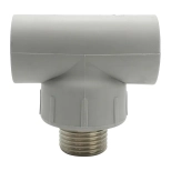 Тройник комбинированный с наружной резьбой 20х1/2" FIRAT ПП