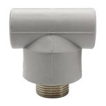 Тройник комбинированный с наружной резьбой 20х3/4" FIRAT ПП