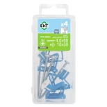 Дюбель-бабочка TWIN PAB 10х50 нейлон с шурупом ЕКТ (4 шт)
B010204