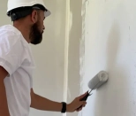 Валик с ручкой Pentrilo PRO для шпатлевок 22 см. Ворс 18 мм. 07352. Испания.