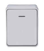 Выключатель однокл. с подсветкой Schneider Electric AtlasDesign ATN540113. IP54. РФ.