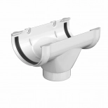 Воронка желоба Технониколь Оптима. (Белый). RAL 9003. РФ.