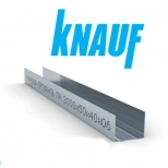 Профиль Knauf для гипсокартона UW: 50x40. Длина 3м. Толщина – 0,6 мм! РФ.