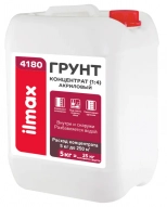 Грунтовка укрепляющая ilmax 4180. Концентрат 1:4. РБ. 5л.