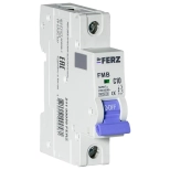 Автоматический выключатель DrFERZ FMB-C 6kA 1P 10A тип С (00058)