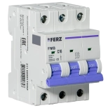 Автоматический выключатель DrFERZ FMB-C 6kA 3P 16A тип С (00085)