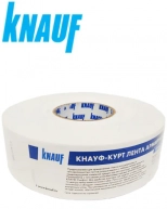 Лента армирующая KNAUF-Курт. Длина 75м. Ширина 52 мм. РФ.