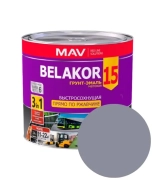 Грунт-эмаль Belakor 15 по ржавчине 3 в 1 быстросохнущая MAV. Светло-серый. 2,4 л. РБ.