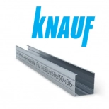 Профиль Knauf для гипсокартона CW: 50x50. Длина 3м. Толщина – 0,6 мм! РФ.