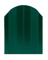 Штакетник металл. Рубин 103 мм, высота 1,7 м. RAL 6005. РБ.