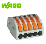 Клемма соединительная Wago 222-415 (5 отверстий) 2 шт