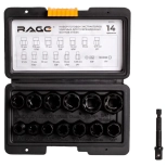 Набор головок-экстракторов ударных для поврежденных болтов и гаек RAGE (820514)
