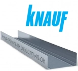 Профиль Knauf для гипсокартона UW: 100х40. Длина 3м. Толщина – 0,6 мм! РФ.