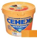 Антисептик тонирующий для дерева Сенеж Аквадекор. 109 Орех. 2,5 кг. РФ.