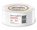 Бумажная лента Danogips для заделки стыков гипсокартона 25м х 52мм. РФ.