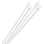 Хомут-стяжка с отверстием 150х3,6 мм Navigator белый (100 шт)