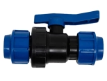 Компрессионный кран для ПЭ труб LAMMIN 25. Lm34101025025.