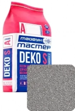 Тайфун Мастер DEKO S. Песок кварцевый для штукатурки А7. Серебряный. 5,4 кг. РБ.