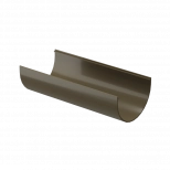 Желоб водосточный Docke PREMIUM (Каштан). RAL8017. Длина 3 м. РФ.