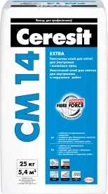 Ceresit CM 14. Эластичный клей для плитки. РБ. 25 кг.