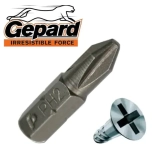 Бита для шуруповёрта Gepard РН2х25мм. GP3601-25. Китай.