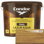 Лазурь для древесины Condor Holz Lazur Aqua (дуб) 0,9 л