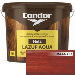 Лазурь для древесины Condor Holz Lazur Aqua (махагон) 0,9 л