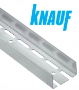 Профиль Knauf для гипсокарт. UA: 75x40, усиленный. Длина 3м. Толщина 2 мм! РФ.