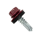 Саморез кровельный DAXMER 5,5х19 мм RAL 3005 (винно-красный). 250 шт. РФ.