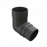 Колено 72º Docke PREMIUM (Графит). RAL7024. РФ.